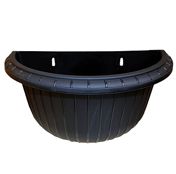 Väggampel 30x15 svart