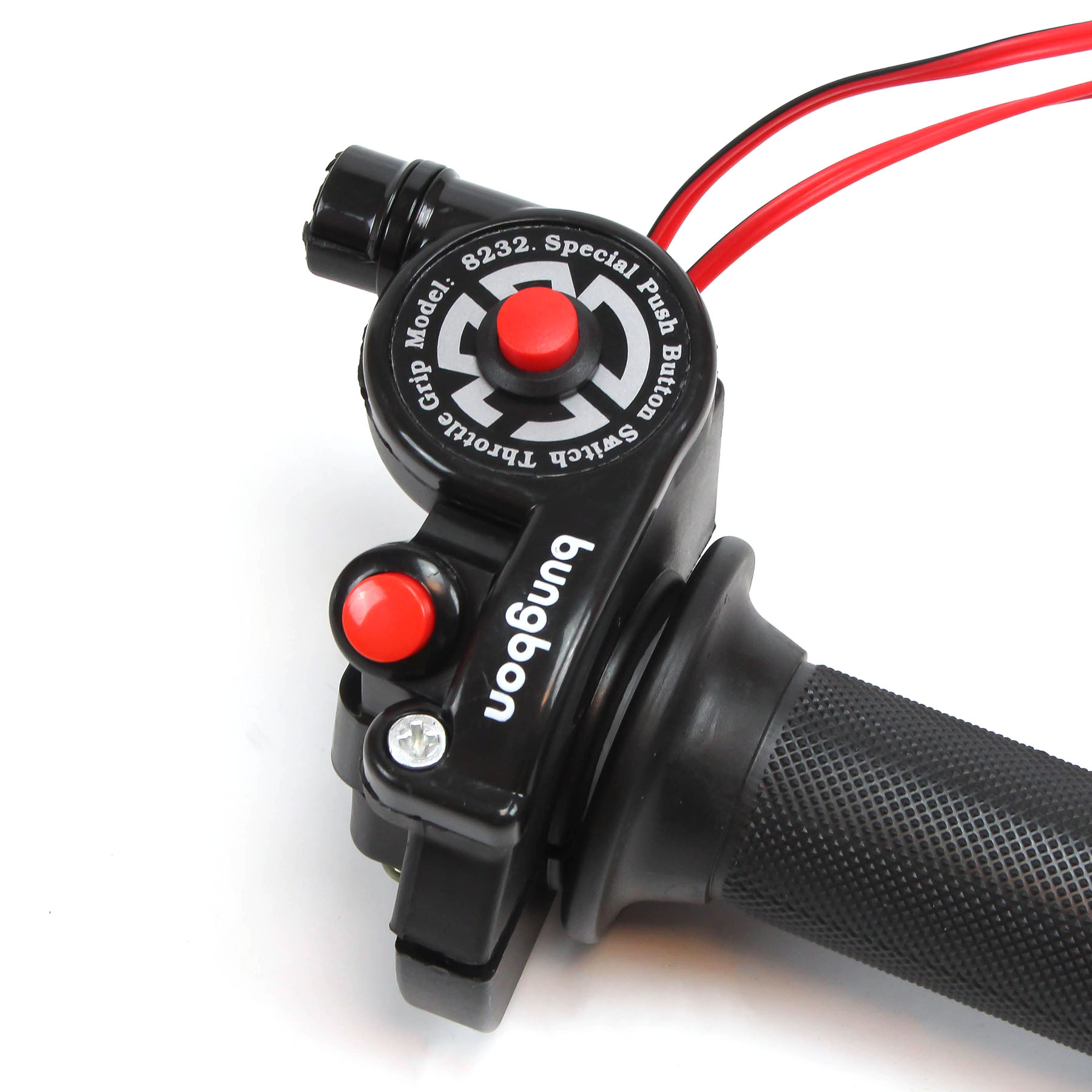 Gas handle universal, 2 switches. - 2