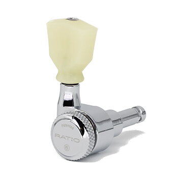 Graph Tech PRL-8351-C0 RATIO Electric Guitar Locking Machine Heads (3+3)