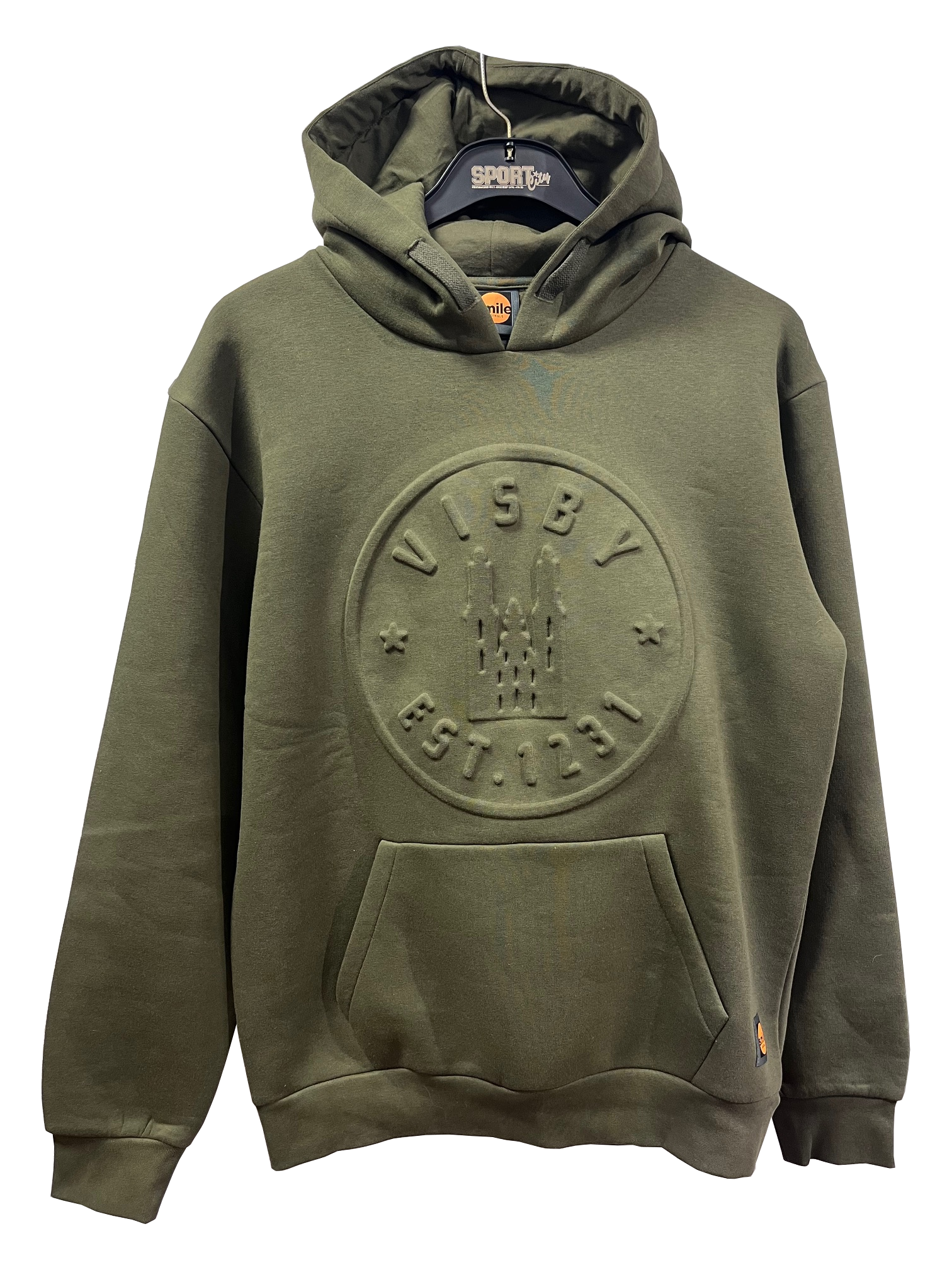 Hoodie Visby Embossed Mörkgrön Large 3st/fp