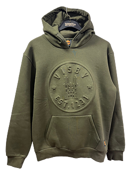 Hoodie Visby Embossed Mörkgrön Large 3st/fp