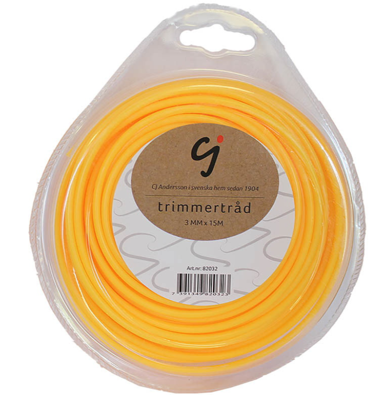 Trimmertråd 3 mm x 15 m.