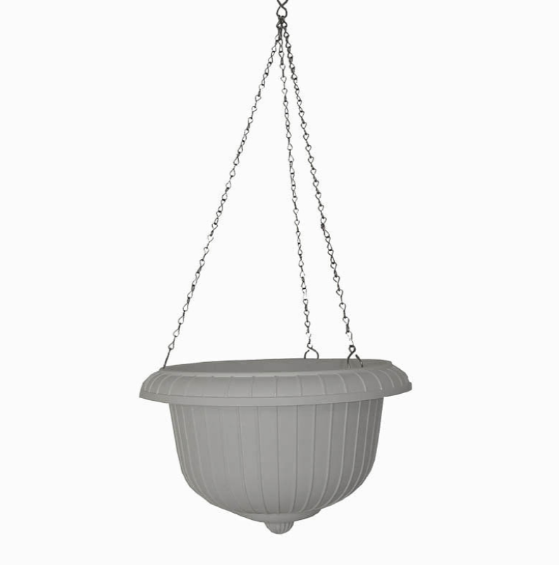 Ampel 30 cm vit . kedja