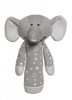 Teddykompaniet - Diinglisar Organic skallra, Elefant