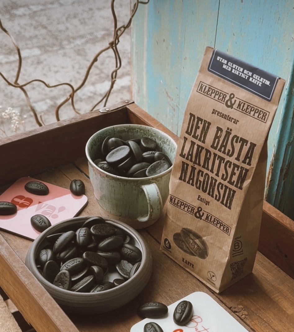 Klepper & Klepper lakrits med smak av kaffe