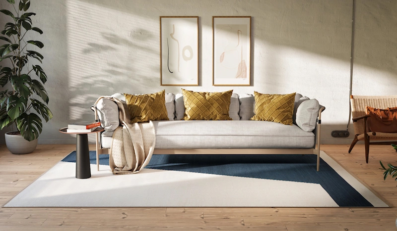 Una Blue 180x270cm - Traceable - 3
