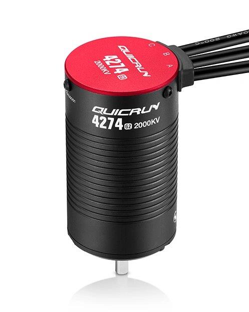 Hobbywing Motor QuicRun 4274SL 2000kV G2 Sensorlös 1/8 - 2