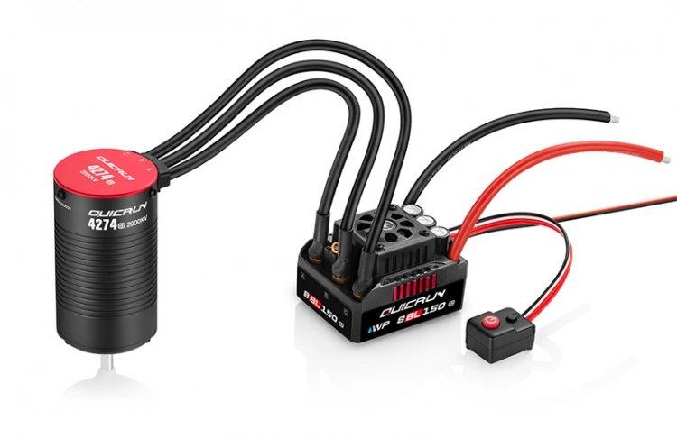Hobbywing Motor QuicRun 4274SL 2000kV G2 Sensorlös 1/8 - 5