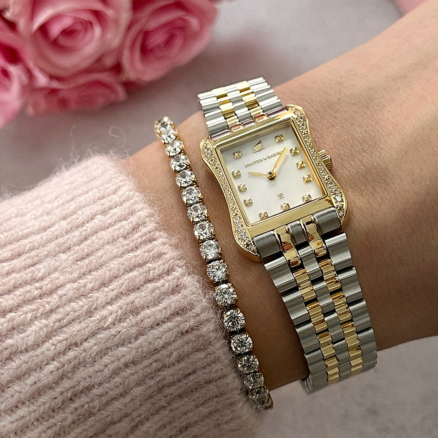 H&B Cronvas, Gold & Silver, Pearl - 5