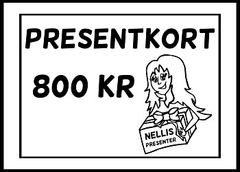 Digitalt Presentkort - 800 kr