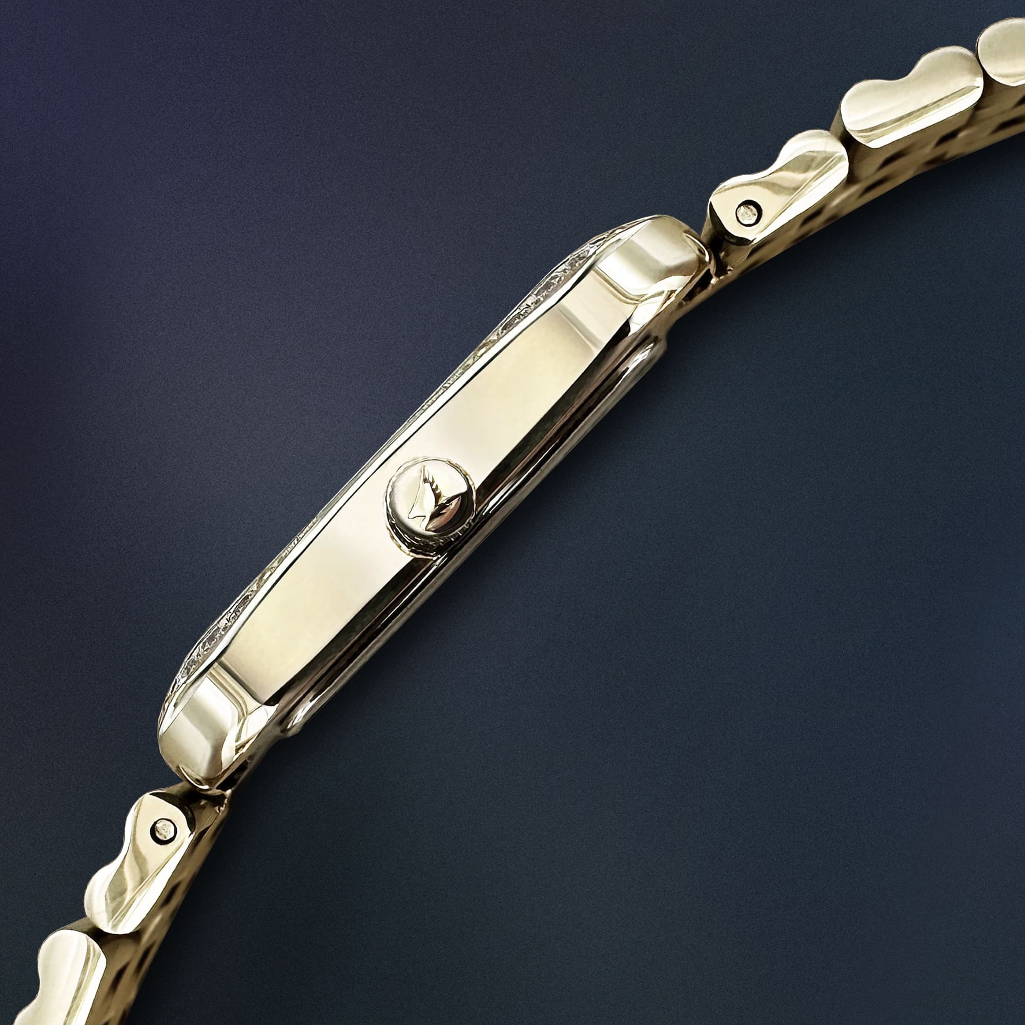 H&B Cronvas Pavé, Gold & Black Pearl - 7