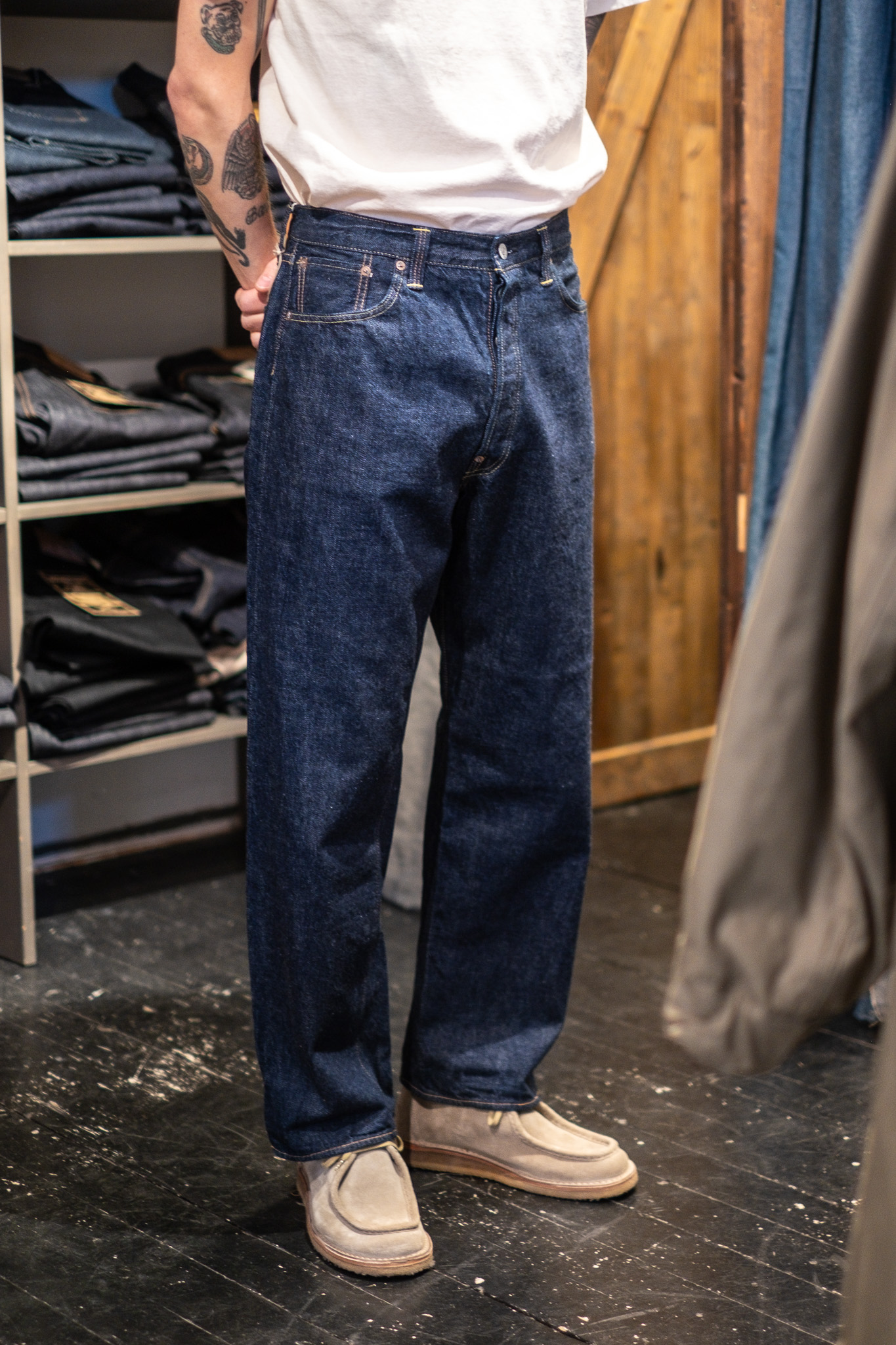 orSlow - 101XX Grand Dad’s Fit Denim Pants - 2