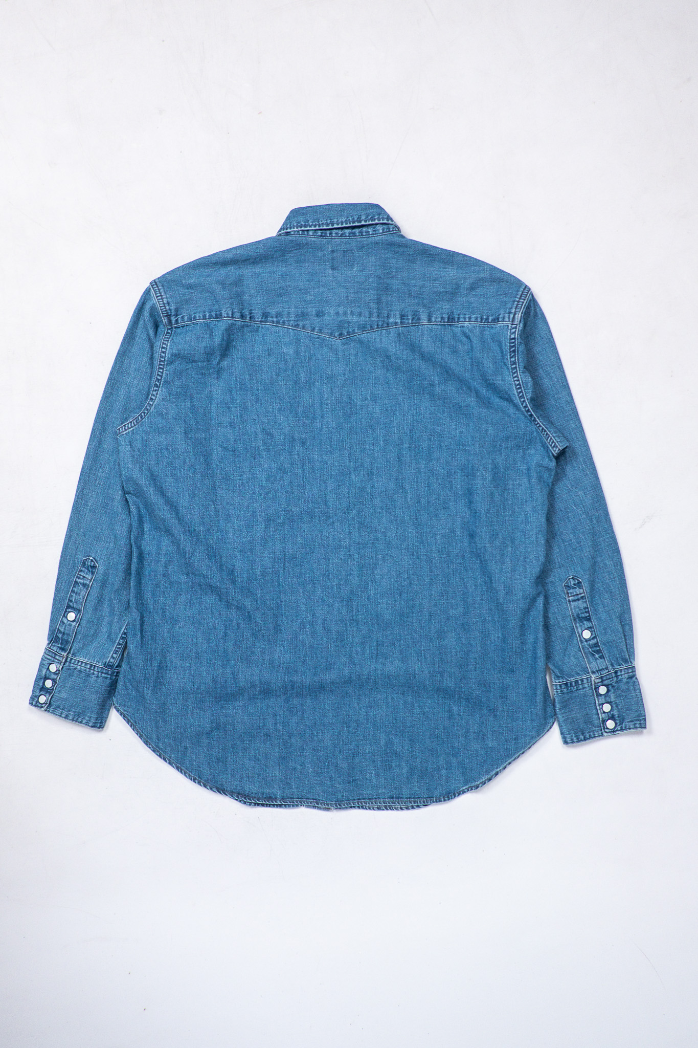 orSlow - Denim Western Shirt Used Wash - 9
