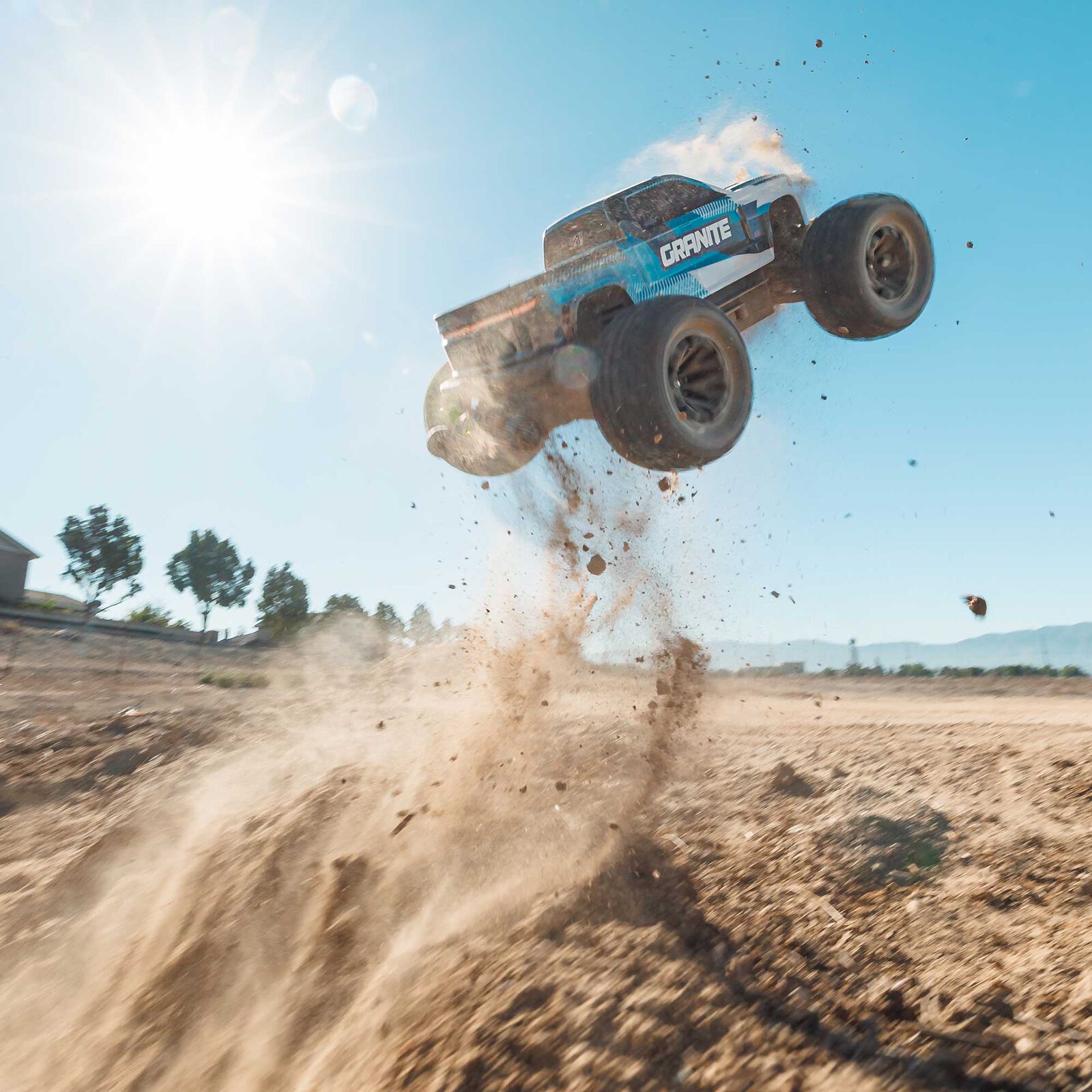 Arrma 1/10 GRANITE 223S DSC 4X4 RTR Brushless Monster Truck, Blå - 4