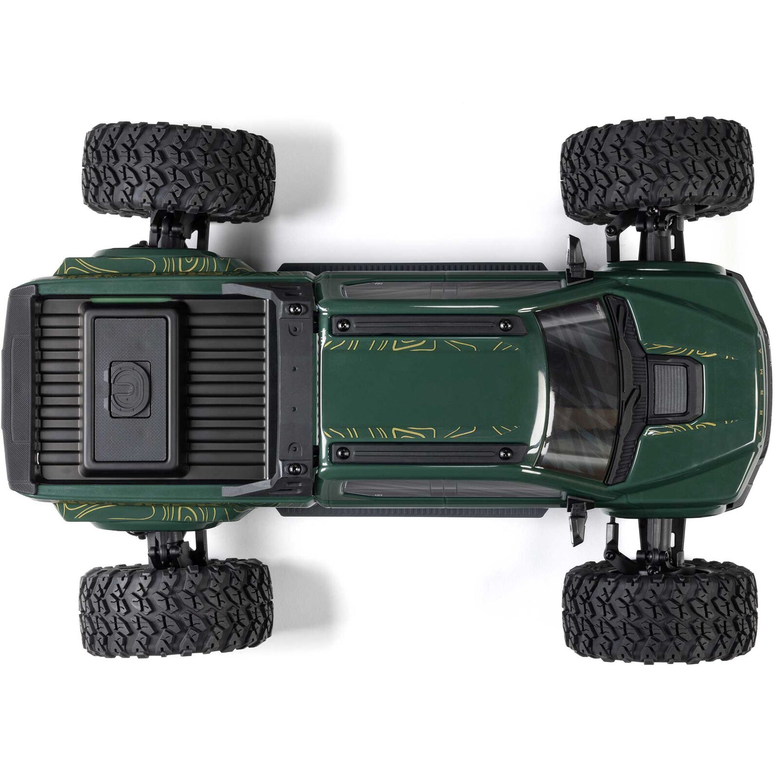 Arrma 1/10 BIG ROCK 223S DSC 4X4 RTR Brushless Monster Truck, Grön - 11