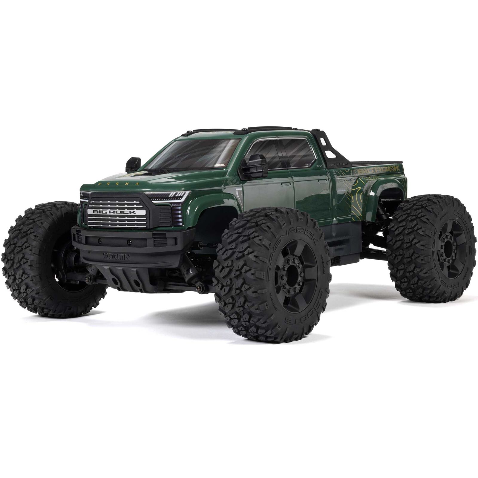 Arrma 1/10 BIG ROCK 223S DSC 4X4 RTR Brushless Monster Truck, Grön