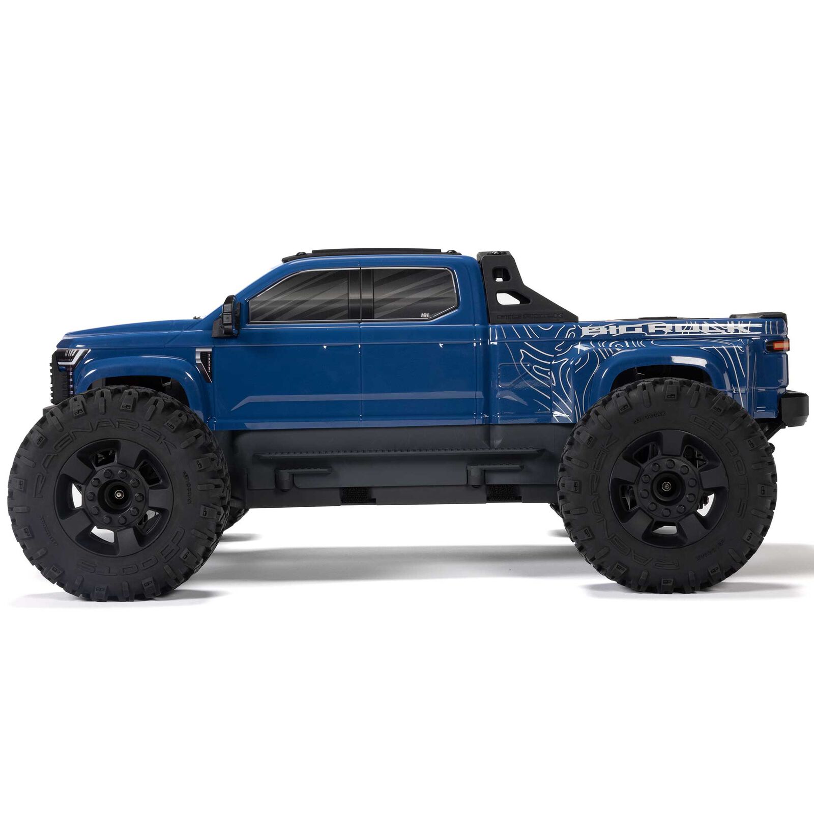Arrma 1/10 BIG ROCK 223S DSC 4X4 RTR Brushless Monster Truck, Blå - 9