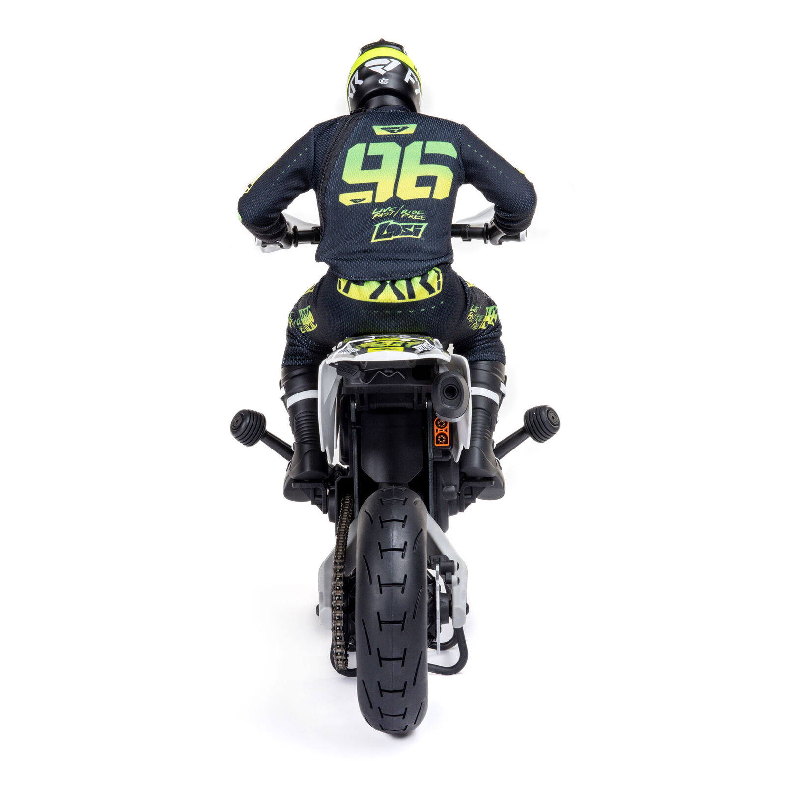 Losi 1/4 Promoto-SM FXR Supermoto Motorcycle RTR Basic, Vit - 19