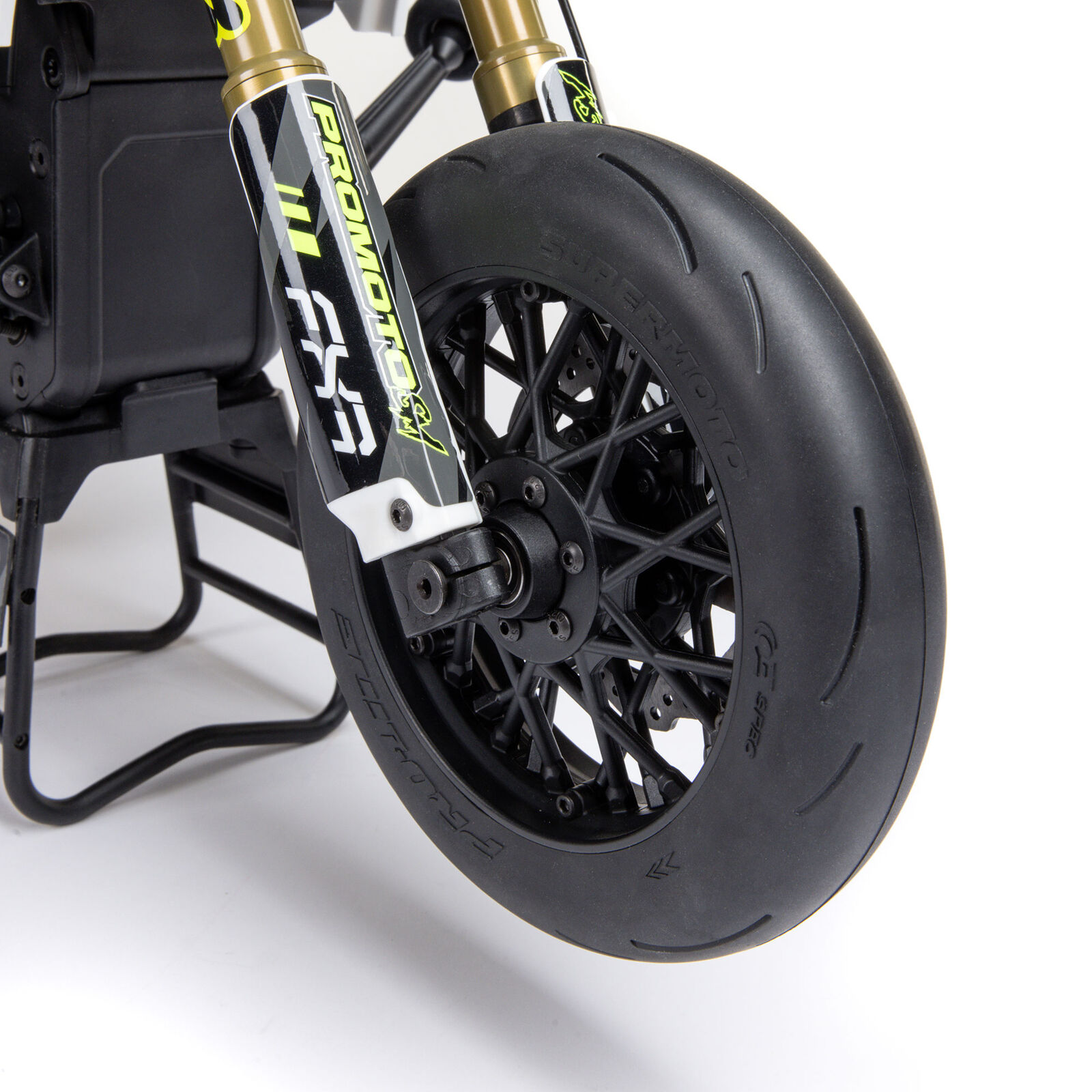 Losi 1/4 Promoto-SM FXR Supermoto Motorcycle RTR Basic, Vit - 24