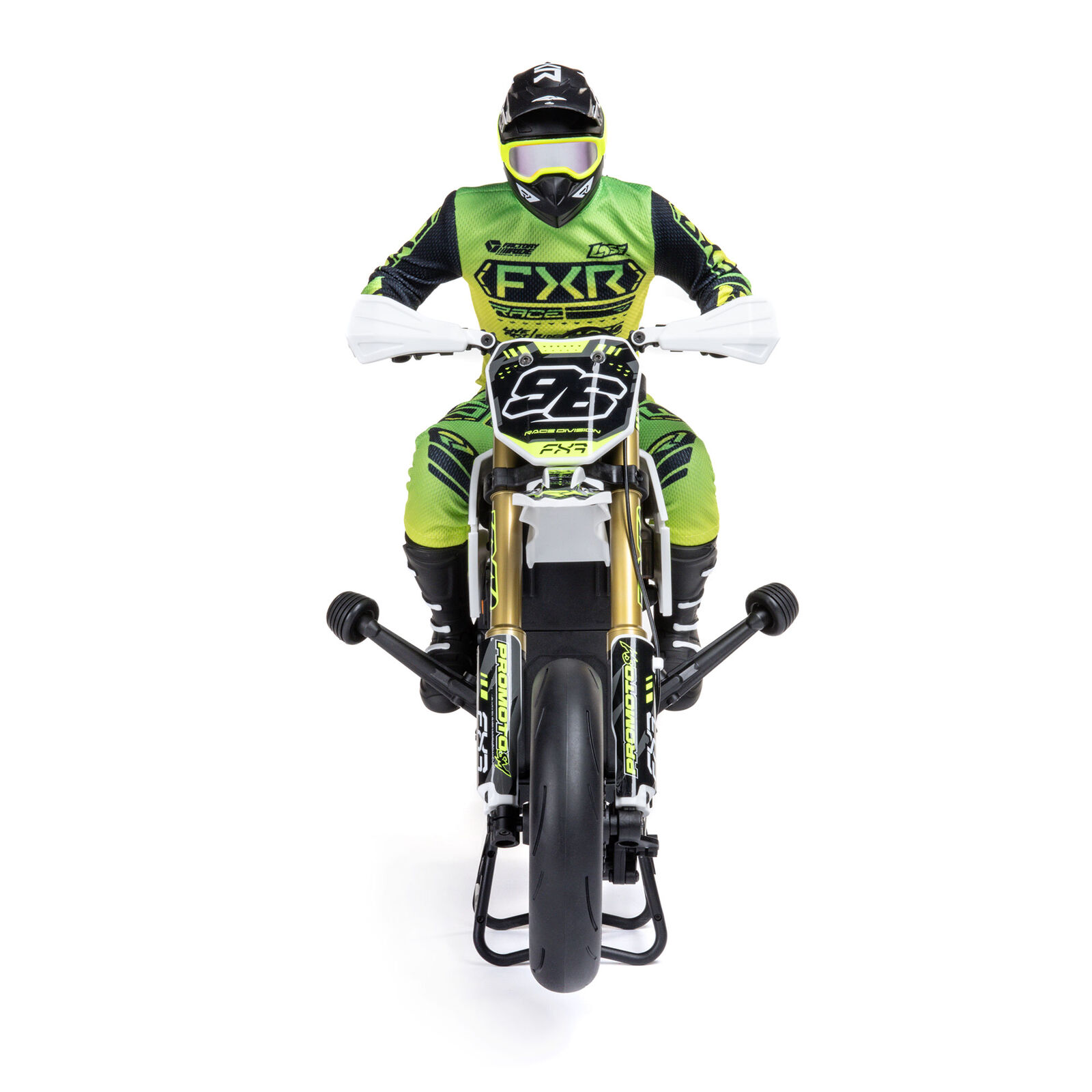 Losi 1/4 Promoto-SM FXR Supermoto Motorcycle RTR (Battery and Charger Included), Vit - 15