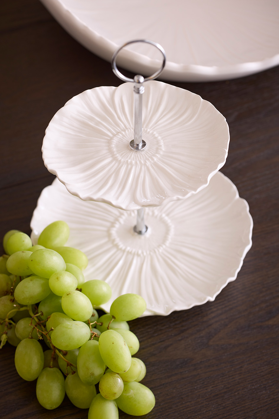 Kakfat / Vit / H:24cm