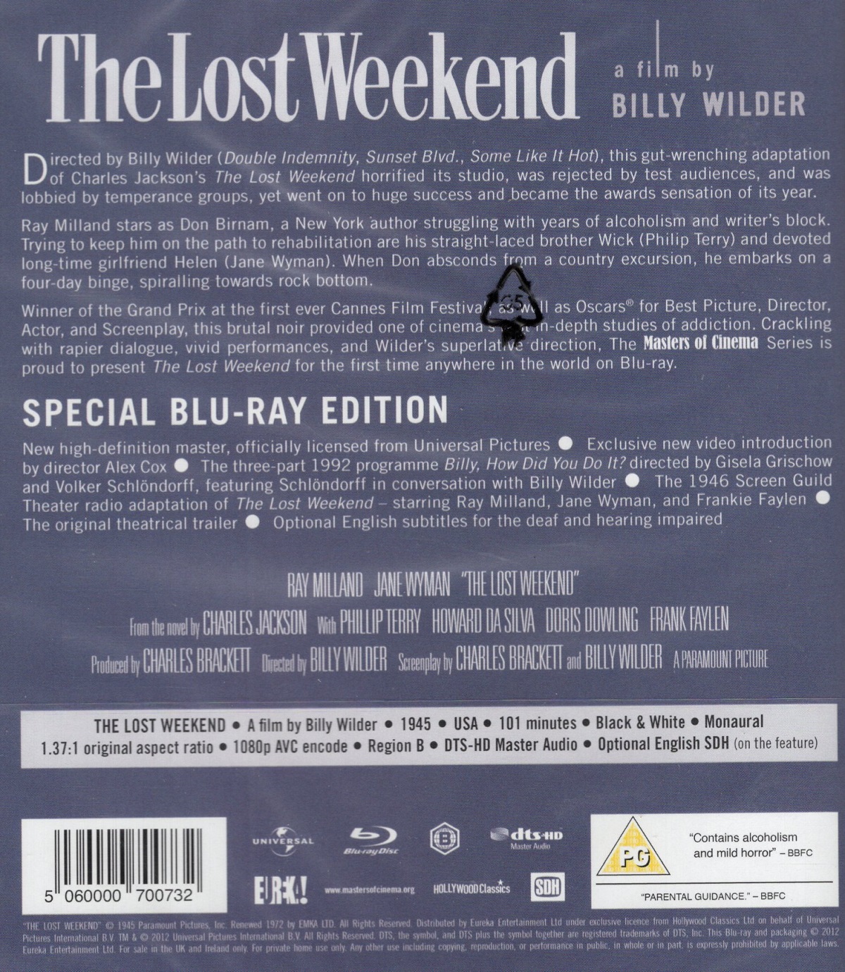 Lost Weekend (ej svensk text) (Blu-ray) - 2