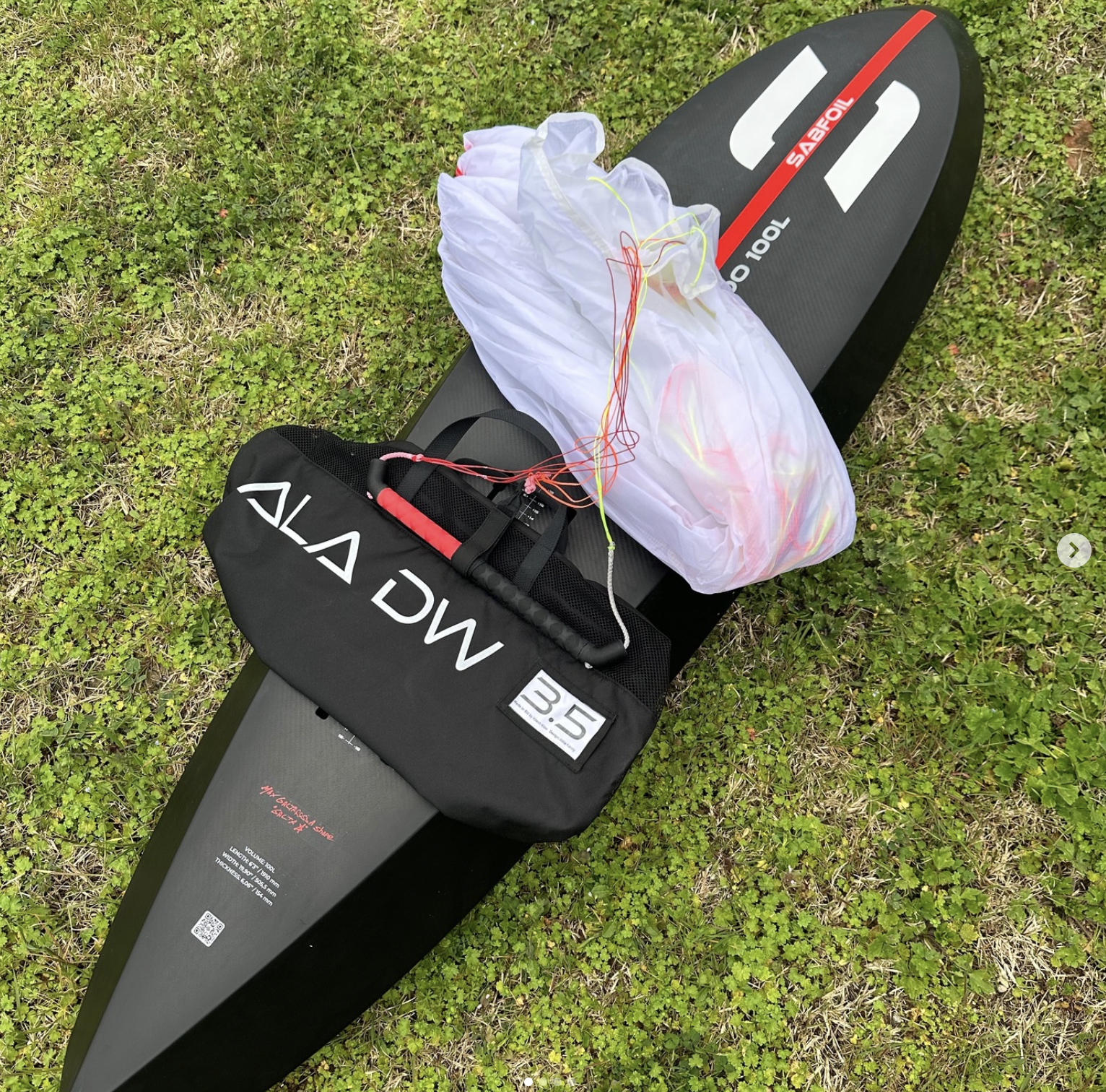 Sabfoil  ALA DOWNWIND  HYDROFOIL PARAWING / LOW-KITE - 2