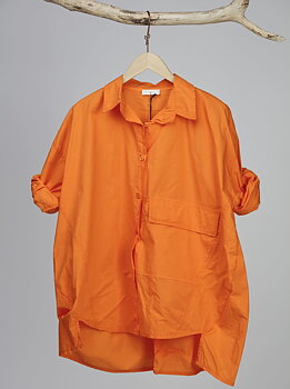 BIG POCKET SHIRT ORANGE