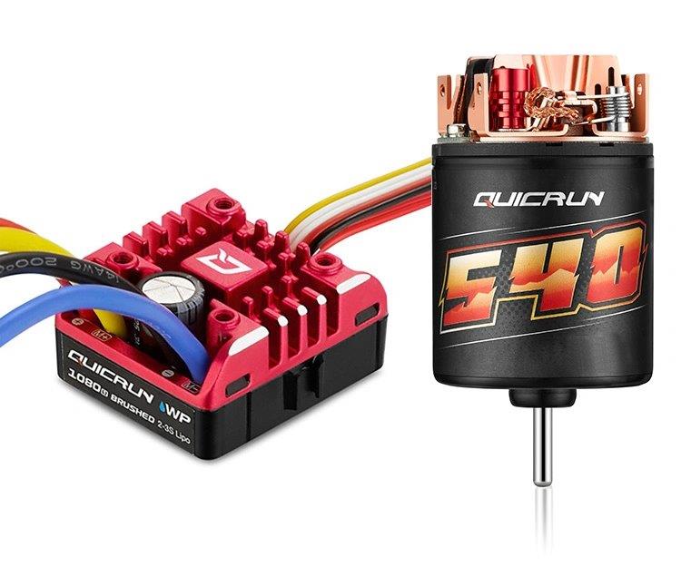 Hobbywing QuicRun Combo 1080 G2 - 540 30T 1/10 Crawler