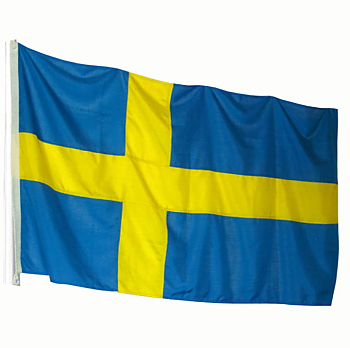 Flagga sverige 225 x 360 cm