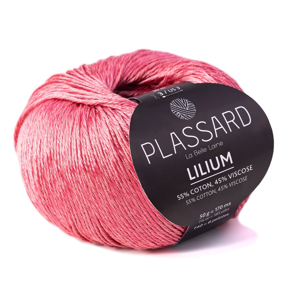 Bomull-/Viskosgarn Plassard rosa - House of Hildur