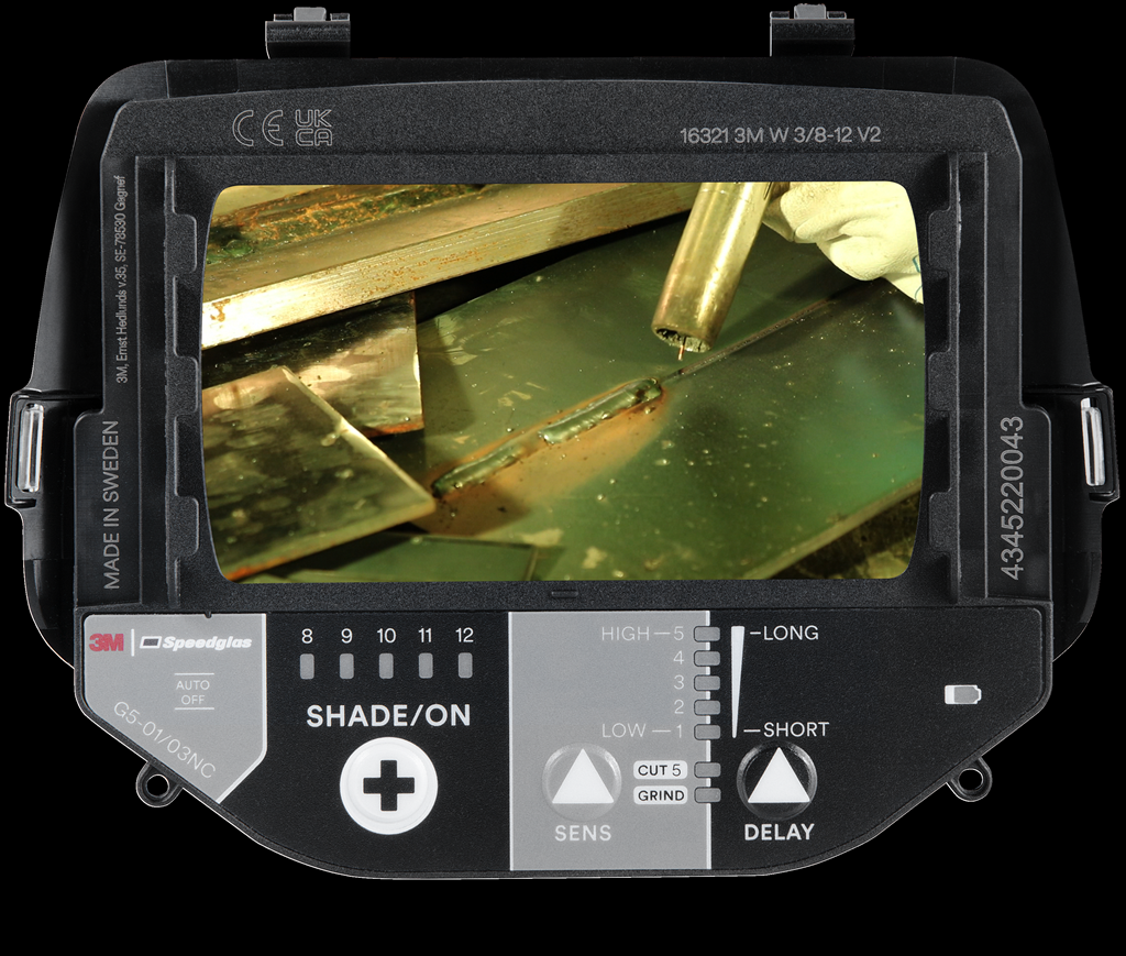 3M™ Speedglas™ G5-03 E Komplett svetshjälm, svetsglas G5-01/03NC, 631010 - 4