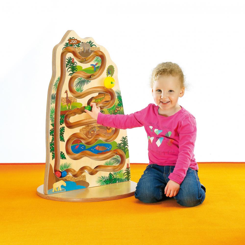 Ball track Zoo, wall / floor panel