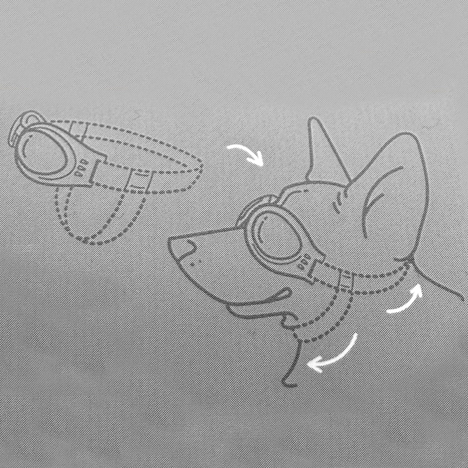 skyddsglasögon hund K9 sport sack