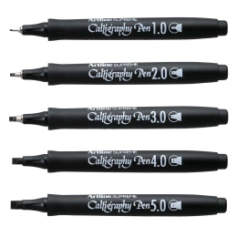 Kalligrafiset ARTLINE Supreme svart 5/fp - 2