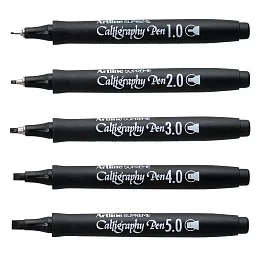 Kalligrafiset ARTLINE Supreme svart 5/fp