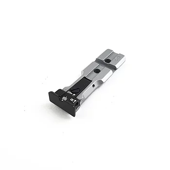 LPA Rear Sight for Smith & Wesson, Optic Ready - Silver