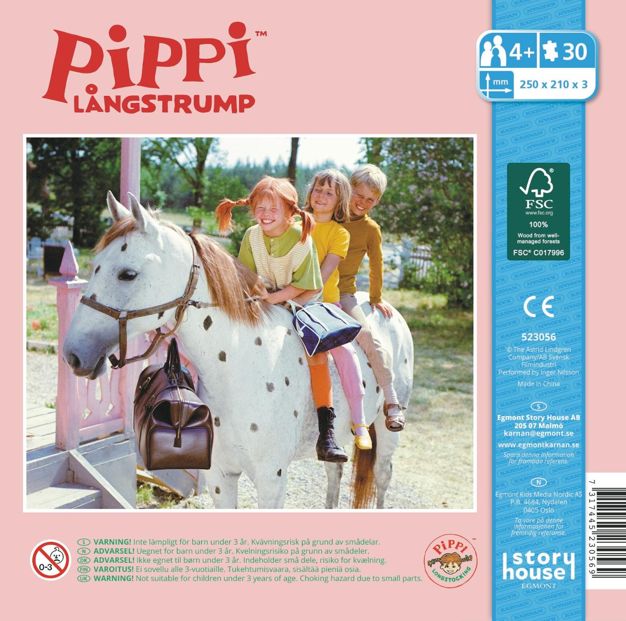 Träpussel Pippi KÄRNAN 30 bitar - 3