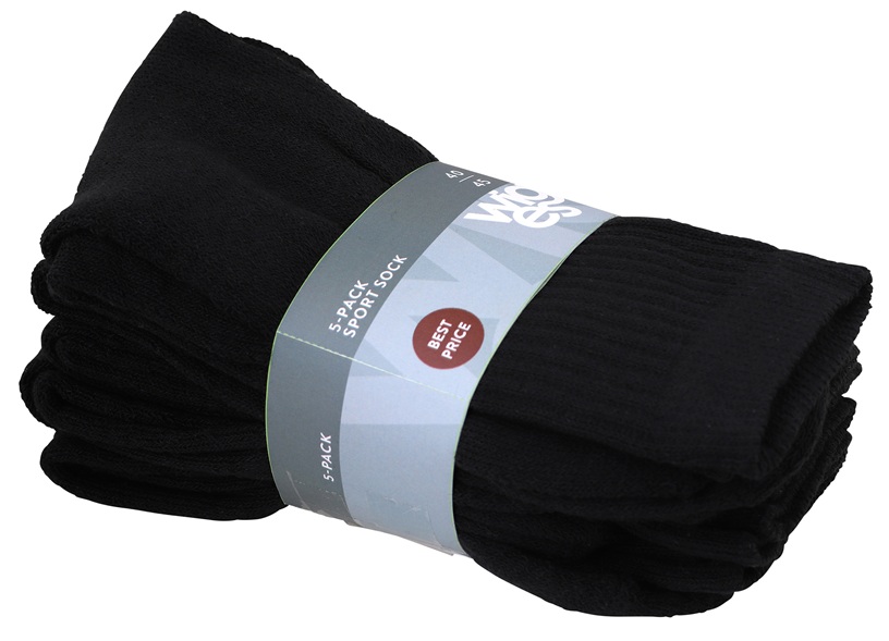 5-Pack  Take Svarta Strumpor - 2