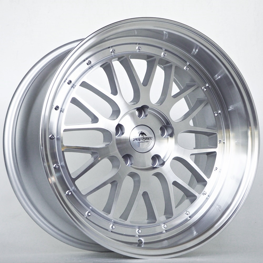19" FORZZA SPOT - SILVER MACHINED
