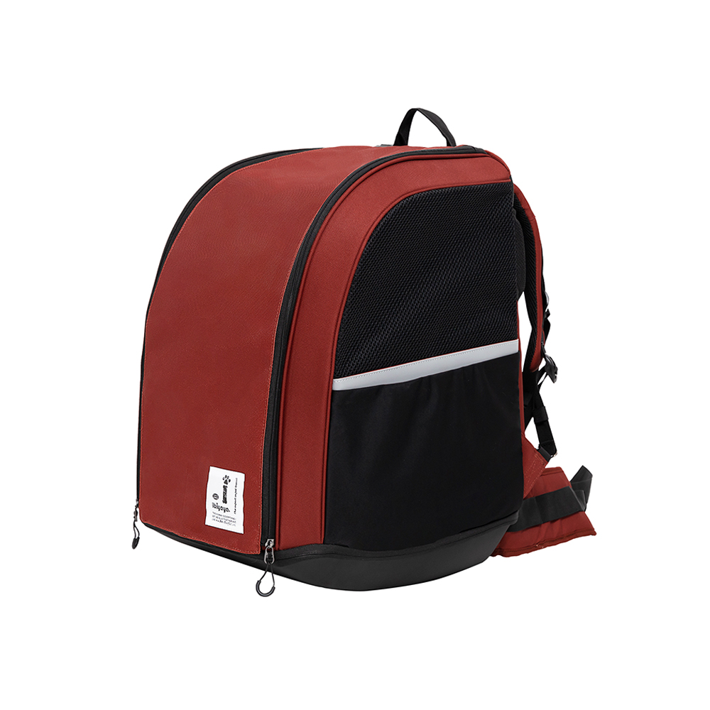 Champion Large Dog Carrier Backpack - Maroon brown - 3