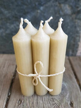 Korta kronljus - Dammgrön 5-pack