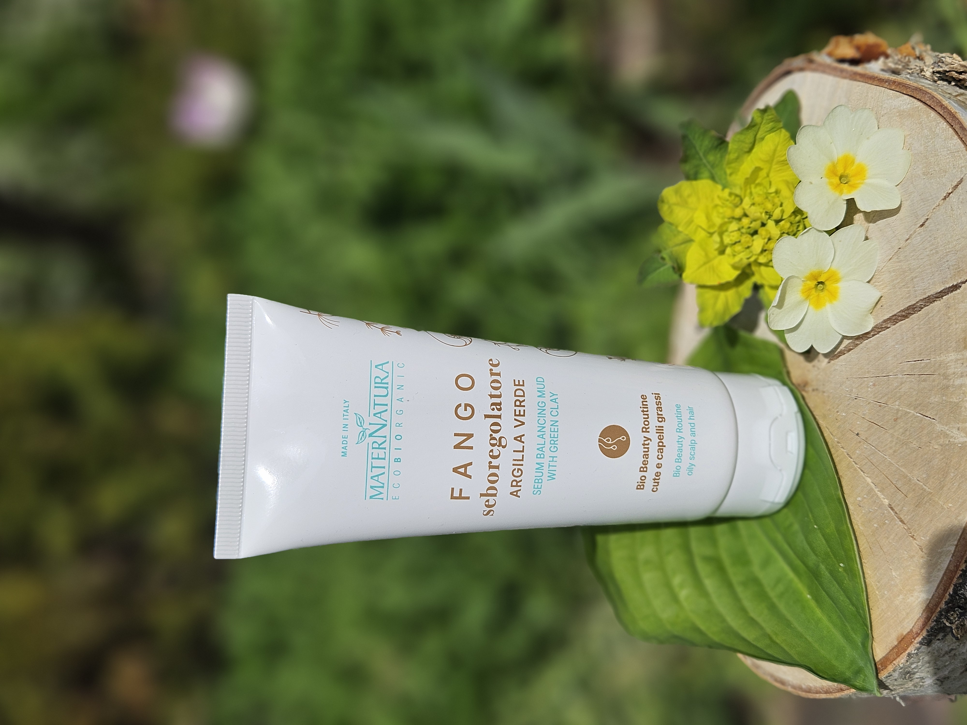 Sebum Balancing Mud with Green Clay, balanserande lermask - MaterNatura