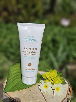 Sebum Balancing Mud with Green Clay, balanserande lermask - MaterNatura