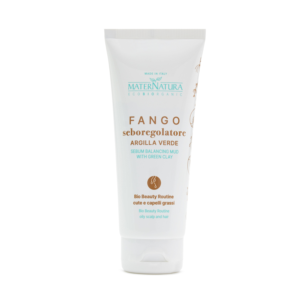Sebum Balancing Mud with Green Clay, balanserande lermask - MaterNatura - 2