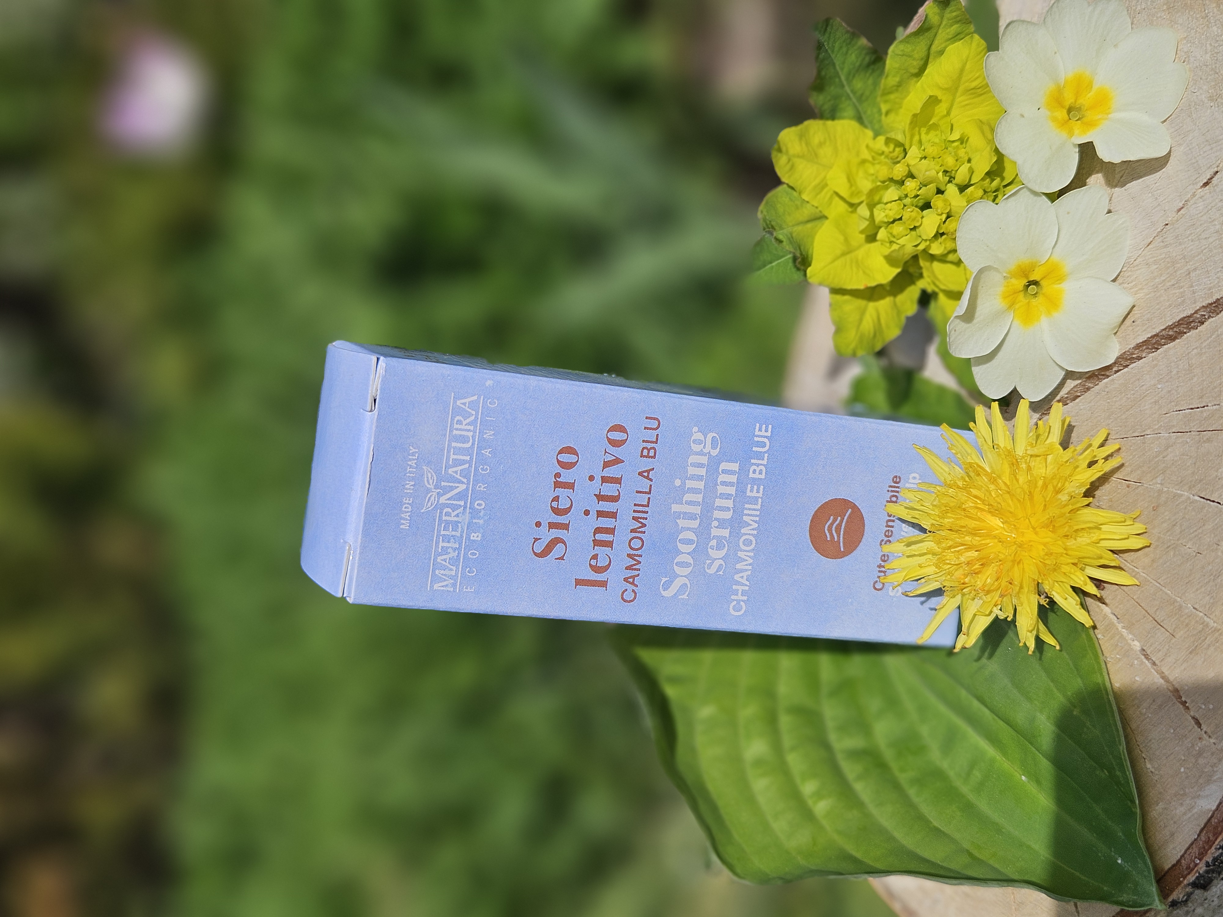 Soothing Serum with Chamomile Blue, lugnande serum MaterNatura