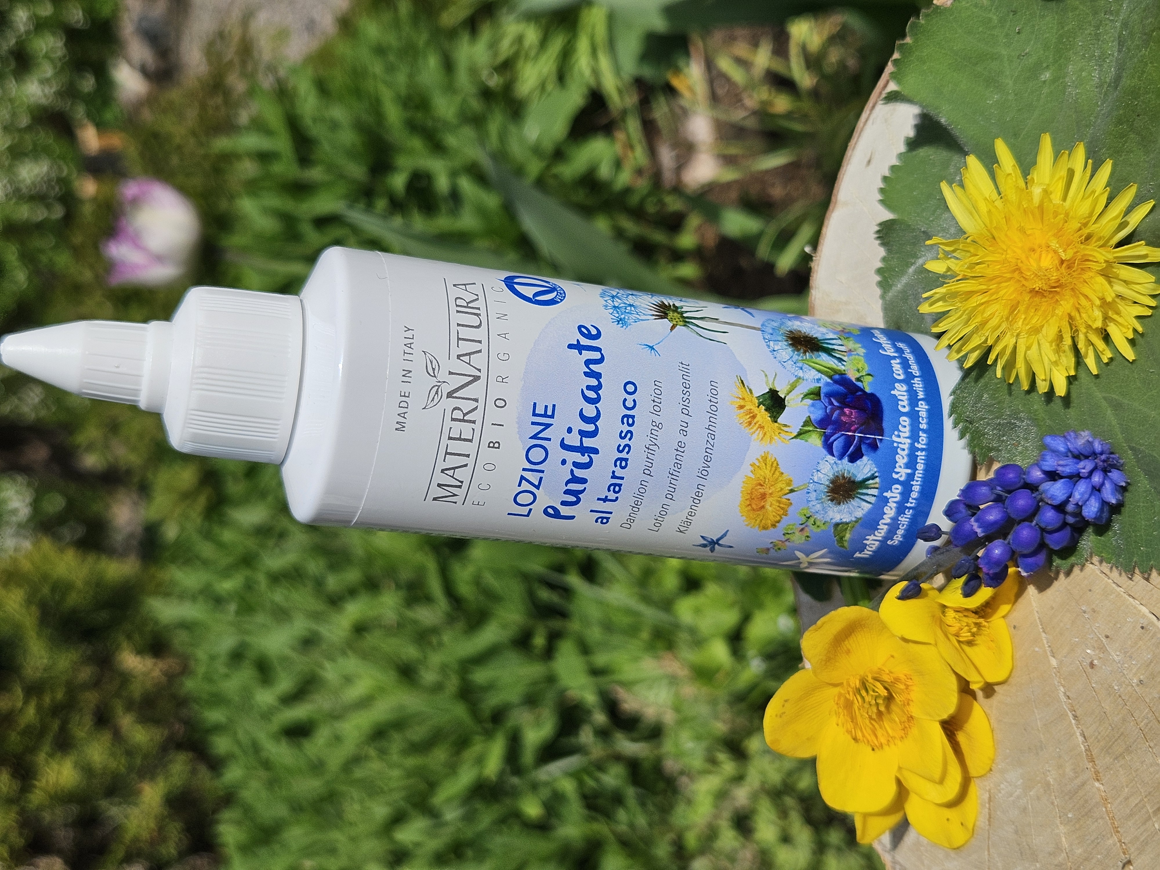 Dandelion Purifying Lotion for Scalp with Dandruff MaterNatura