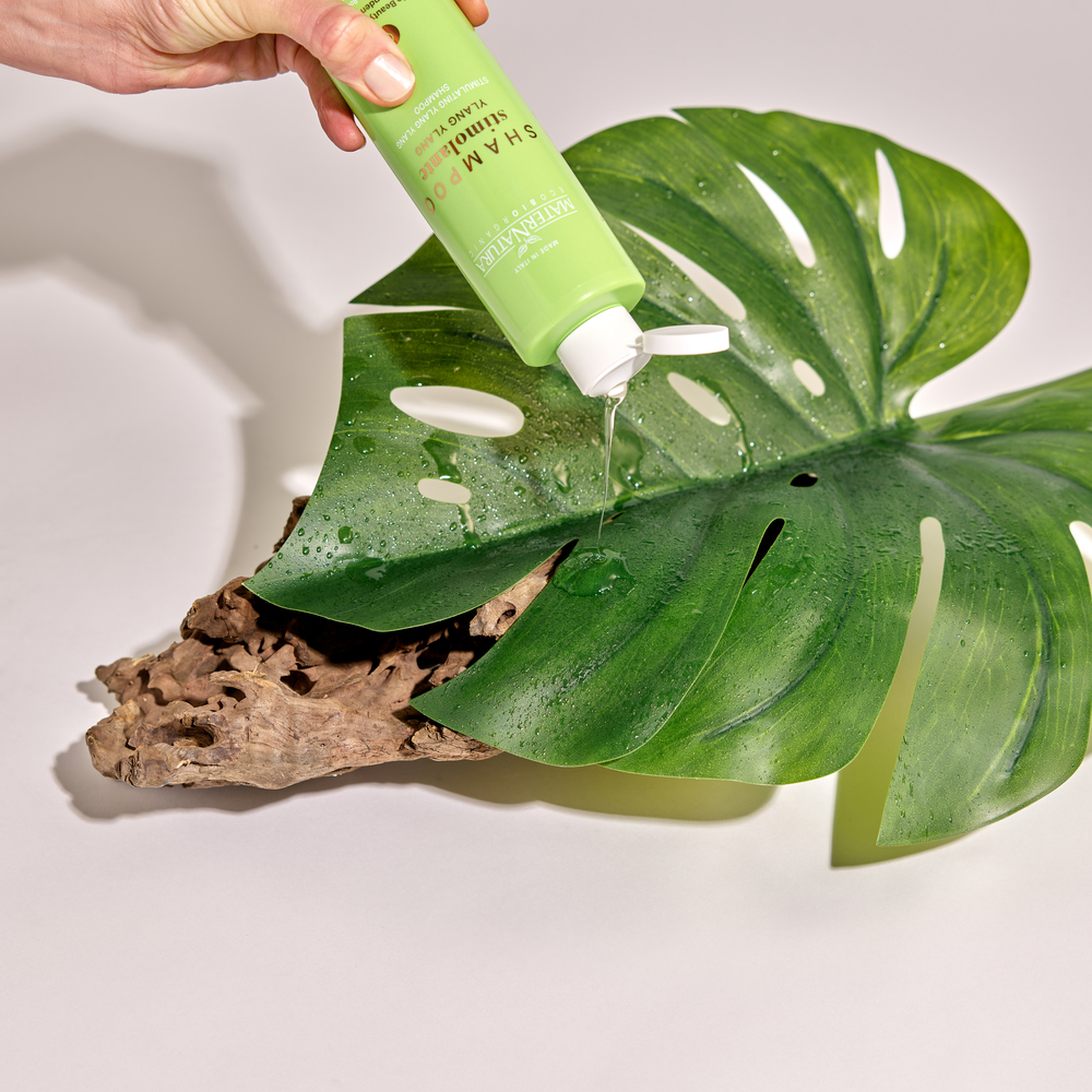 Stimulating Ylang Ylang Shampoo, för tillväxt - MaterNatura - 4