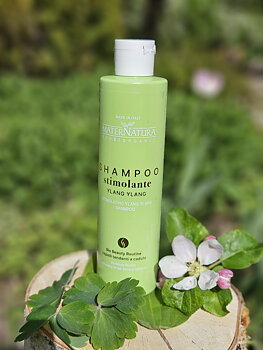 Stimulating Ylang Ylang Shampoo, för tillväxt - MaterNatura