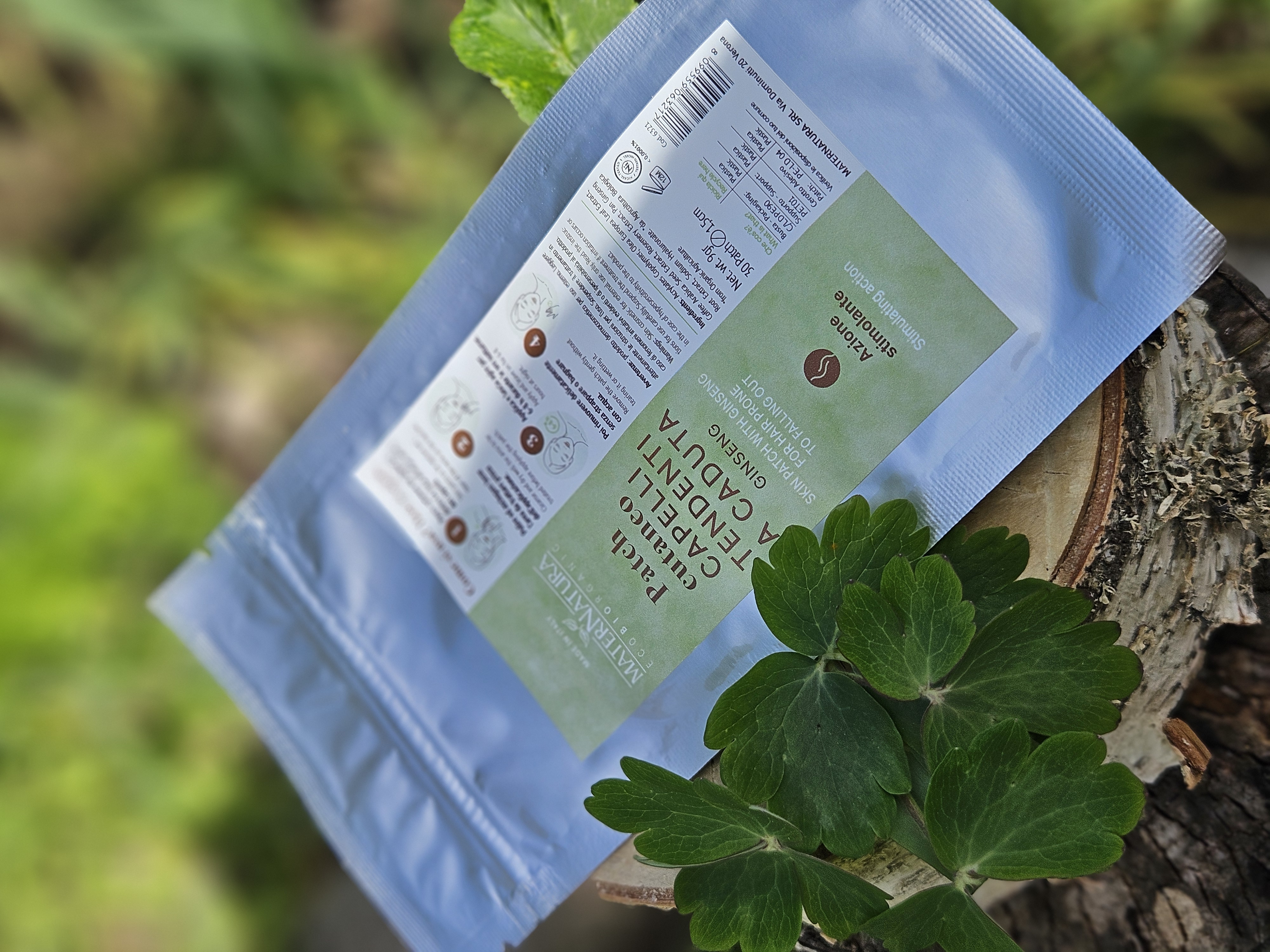 Skin Patch with Ginseng, tillväxtstimulerande plåster MaterNatura